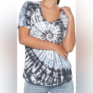 American Eagle Oversized Soft & Sexy Tie-Dye V-Neck T-Shirt